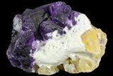 Cubic Fluorite on Bladed Barite - Cave-in-Rock, Illinois #73941-1